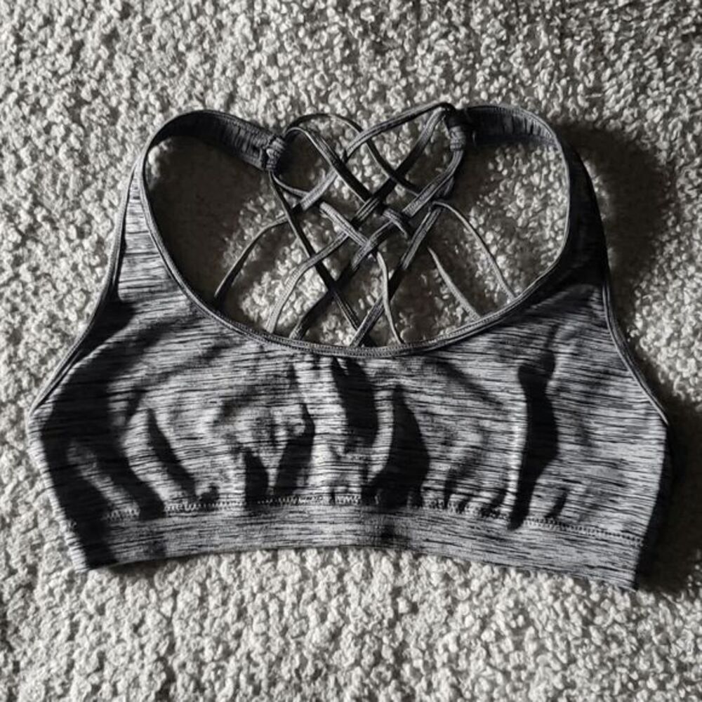 Stretch Strappy Sports Bra